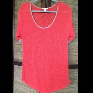 White + Warren Netted Shirt